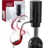 Decantador Aireador De Vino Eléctrico Recargable Usb Otten Negro - Imagen 6