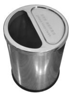 Cestos Tacho Basura Acero Inoxidable Otten 12 Lts Plateado - Imagen 4