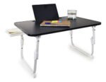 Mesa Bandeja Cama Plegable C/ Cajon Notebook Tablet Otten Negro