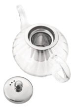 Tetera De Vidrio Con Infusor Acero Inoxidable 1200 Ml Color Transparente - Imagen 3