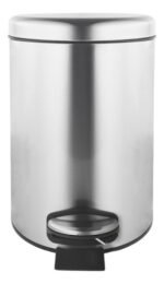 Cesto Tacho De Basura Acero Inoxidable A Pedal Otten 20 Lts Plateado - Imagen 2