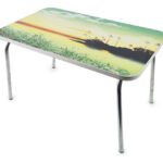 Mesa Bandeja Cama Plegable Notebook Tablet Otten Paisajes - Atardecer Verde
