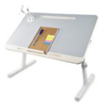 Mesa Bandeja Cama Alta Gama Inclinable Notebook Tablet Otten Gris