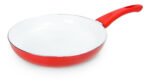 Sarten Ceramica Calidad Premium Mika 26 Cm Rojo/Blanco