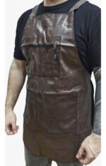 Delantal De Cocina Gastronómico Parrillero C/ Bolsillo Otten Marrón - Imagen 3