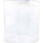 Frasco Acrilico Cierre Hermetico Apilable 1.7 Litros Color Transparente