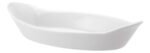 Fuente Oval Con Alza Porcelana Schmidt 20 Cm