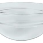 Ensaladera Bowl Vidrio Resistente 20 Cm - Transparente