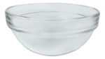 Ensaladera Bowl Vidrio Resistente 20 Cm - Transparente