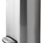 Cesto Tacho De Basura Acero Inoxidable A Pedal Otten 12 Lts - Plateado