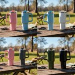Vaso Térmico Acero C/ Manija Y Sorbete Otten 1 Lt Verde - Imagen 10