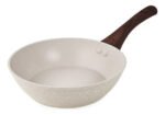 Sarten Aluminio Antiadherente Inducción Otten Nórdica 28 Cm Beige
