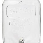 Frasco Dispenser Bebidas Vidrio Con Canilla 4 Lts Transparente