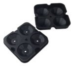 Cubetera Silicona Flexible Forma Diamante Bebidas Otten - Negro - Imagen 3