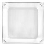 Organizador Cuadrado Contenedor Acrilico Para Heladera 15 Cm Transparente - Imagen 3