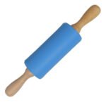 Palo De Amasar Giratorio Rodillo Silicona 22 Cm