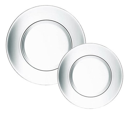 D_975039-MLA75930051011_042024-O Set X 12 Juego Platos Luminarc Directoire Playo Postre - Imagen 1