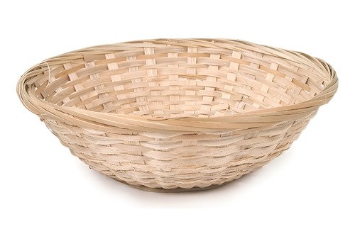D_975865-MLA96872938993_102025-O Panera Redonda De Mimbre 20 Cm Beige Tejido - Imagen 1