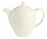 Pava Cafetera Porcelana Corona Nevada 1284 Ml - Blanco
