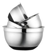 Bowl Batidor Acero Inoxidable Base Antideslizante 24 Cm Dunia - Imagen 3