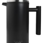 Cafetera Embolo Prensa Acero Otten 600 Ml Negro