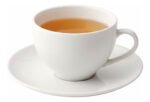 Taza C/ Plato Té Porcelana Tramontina Maria Augusta 250ml Blanco - Imagen 2
