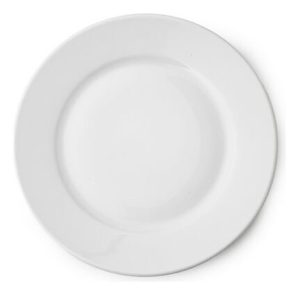 Plato Playo Porcelana Tramontina Cecilia 24 Cm Blanco Cecilia