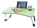 Mesa Bandeja De Cama Plegable Curva C/ Posa Vaso Otten Verde Claro - Imagen 4