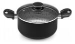 Cacerola Antiadherente C/ Tapa Panelux Maximum 3 Lts Negro