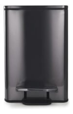 Cesto Recipiente Basura C/ Pedal Otten 15 Lts - Negro