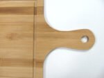 Tabla De Corte Bambu Con Mango Calidad Premium 40 Cm - Imagen 2