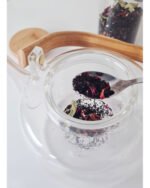 Tetera Vidrio Con Infusor Y Mango Bambú Otten 1,2 Lts Marrón - Imagen 3