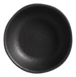 Set X 6 Compotera Stoneware Porto Organico Hygge 70 Ml Negro Matte