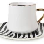 SET X 6 TAZA DE CAFE CON PLATO CERAMICA 110 ML OTTEN