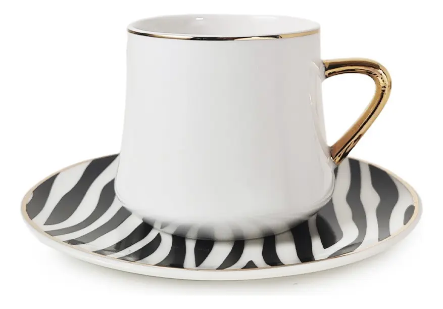 D_NQ_NP_2X_721379-MLA90044708811_082025-F SET X 6 TAZA DE CAFE CON PLATO CERAMICA 110 ML OTTEN - Imagen 1