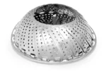 Vaporera Flor Acero Inoxidable Vaporiera Ajustable 17 A 30cm Plateado - Imagen 3