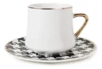 SET X 6 TAZA DE CAFE CON PLATO CERAMICA 110 ML OTTEN