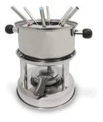 Fondue Acero Inoxidable Queso Chocolate 6 Pinches - Imagen 5