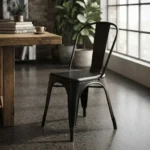 SILLA HIERRO TIPO INDUSTRIAL C/RESPALDO - OTTEN- - Imagen 9