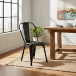 SILLA HIERRO TIPO INDUSTRIAL C/RESPALDO - OTTEN- - Imagen 12