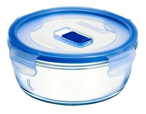 D_617939-MLA44228307964_122020-O Contenedor Hermetico Redondo Luminarc Pure Box 670 Ml Azul - Imagen 1