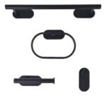 Set X 4 Piezas Accesorios Para Baño Otten Negro
