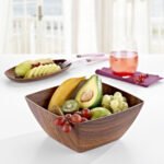 Bowl Cuadrado Ensaladera Panera Recipiente Evelin 34 Cm - Imagen 2