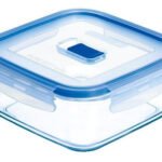 Contenedor Hermetico Cuadrado Luminarc Pure Box 380 Ml Color Azul