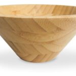 Bowl Ensaladera Conica Panera Bambu Calidad Premium 18 Cm