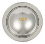 Campana Exhibidora Con Plato Redonda Acero Inoxidable Otten Plateado - Imagen 7