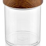 Frasco Tarro Contenedor Envase Evelin Calidad Premium 200 Ml Marrón