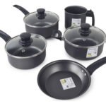 Batería Cocina 8 Piezas Antiadherente Panelux Magnific Grafito