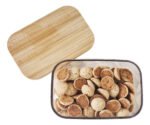 Frasco Acrílico Hermético Tapa Bambú Otten 400 Ml Marrón Claro - Imagen 2