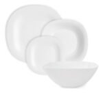 Set X 19 Vajilla Vidrio Templado Luminarc Carine Blanco Carine